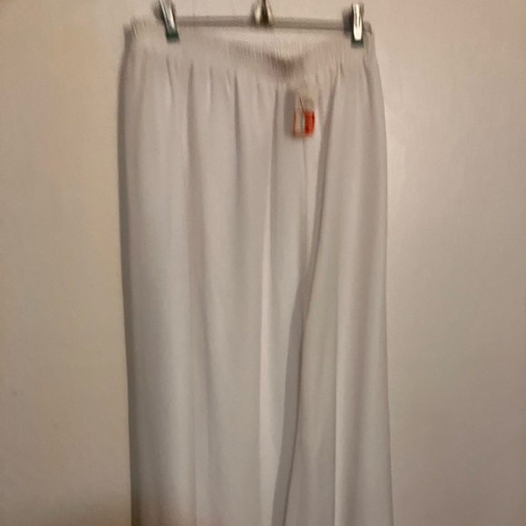 Pull on Floor  length slip with elastic  waist double layer 16 - Picture 2 of 7